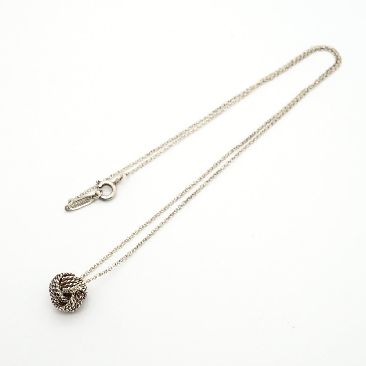 【6jib0692】ティファニー ネックレス サマセット/メッシュボール シルバー925【中古】レディース
