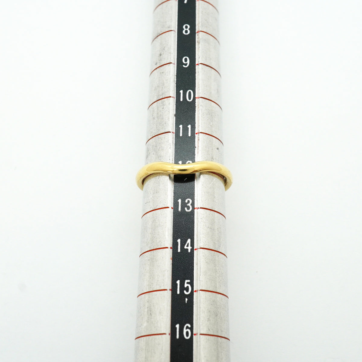 【6jib0700】ティファニー リング カーブドバンド K18YG イエローゴールド 12号【中古】レディース