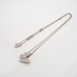 【6jib0703】ヴァンクリーフ＆アーペル ネックレス ドゥ パピヨン K18WG ホワイトゴールド ダイヤモンド【中古】レディース