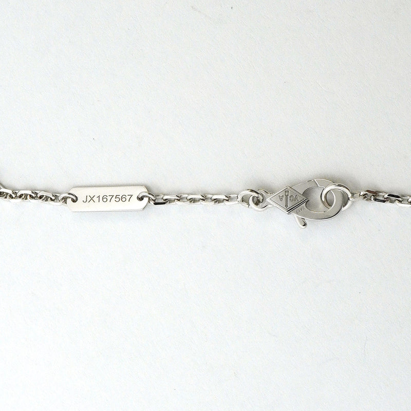 【6jib0703】ヴァンクリーフ＆アーペル ネックレス ドゥ パピヨン K18WG ホワイトゴールド ダイヤモンド【中古】レディース
