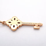【6jib0708】ティファニー ネックレス ビクトリアキー K18PG ピンクゴールド ダイヤモンド【中古】レディース