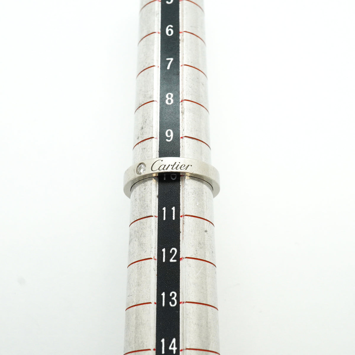 【6jib0712】カルティエ リング Cドゥ 1PD Pt950 プラチナ ダイヤモンド ＃50【中古】レディース