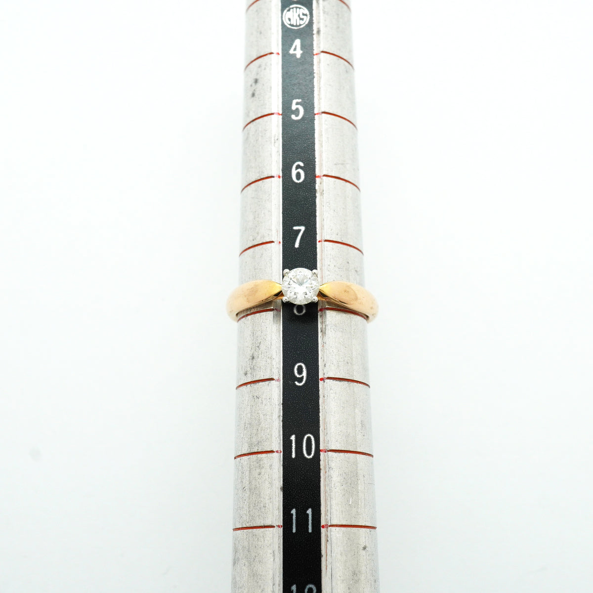 【6jib0714】ティファニー リング ハーモニー 1PD K18PG ピンクゴールド Pt950 プラチナ ダイヤモンド/0.25ct 7.5号【中古】レディース