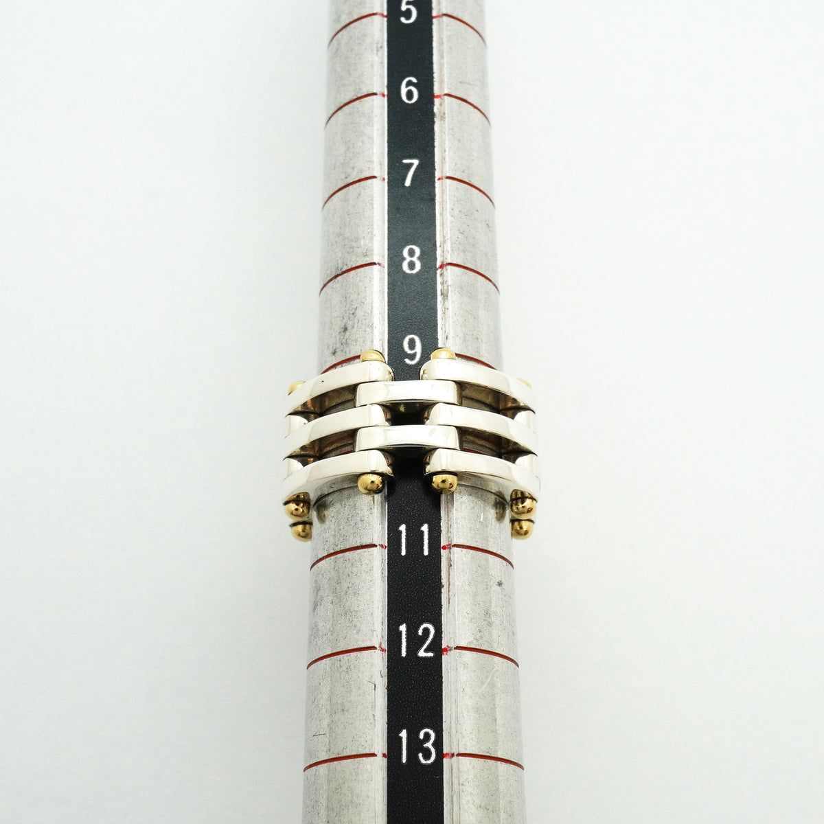 【6jib0717】ティファニー リング ゲート K18YG イエローゴールド シルバー925 10号【中古】レディース