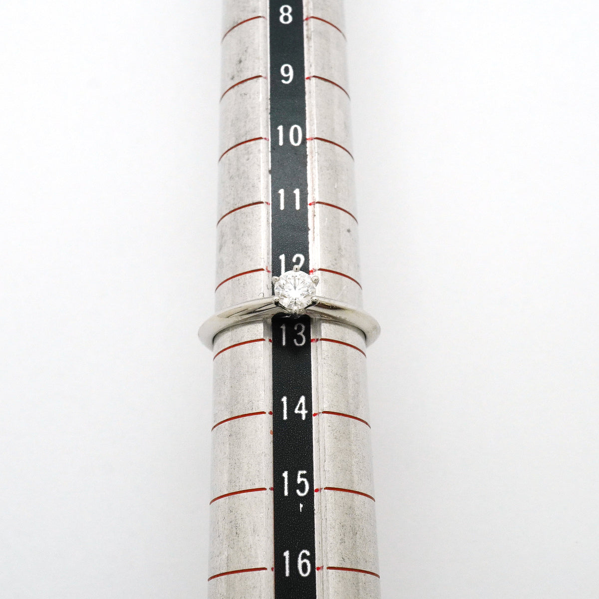 【6jib0724】ティファニー リング ソリティア 1PD Pt950 プラチナ ダイヤモンド 0.29ct 12.5号【中古】レディース