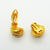 【6jib0729】シャネル イヤリング ヴィンテージ ココマーク GPメッキ フェイクパール ゴールド【中古】レディース