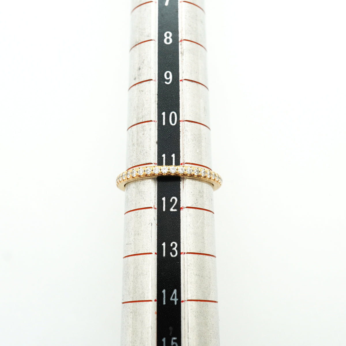 【6jib0730】ティファニー リング ソレスト ハーフエタニティ K18PG ピンクゴールド ダイヤモンド 11号【中古】レディース