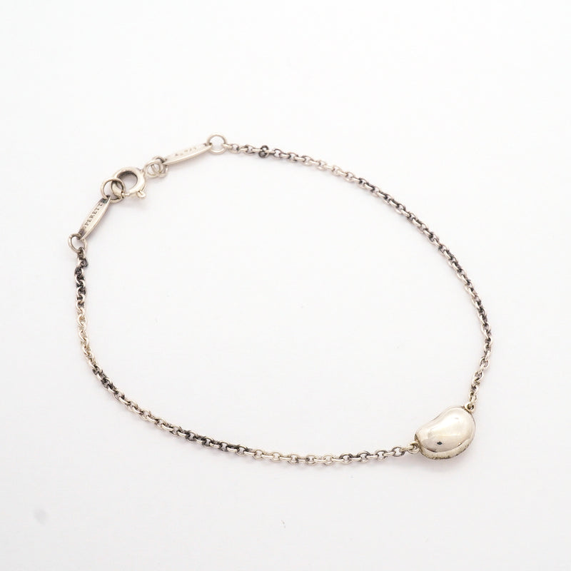 【6jkb0004】ティファニー ブレスレット ビーン シルバー925【中古】レディース