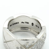 【6jkb0005】シャネル リング ココクラッシュ K18WG ホワイトゴールド ダイヤモンド ＃52【中古】レディース
