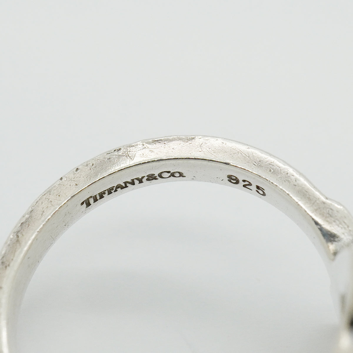 【6jkb0008】ティファニー リング ラビングハート シルバー925 10.5号【中古】レディース
