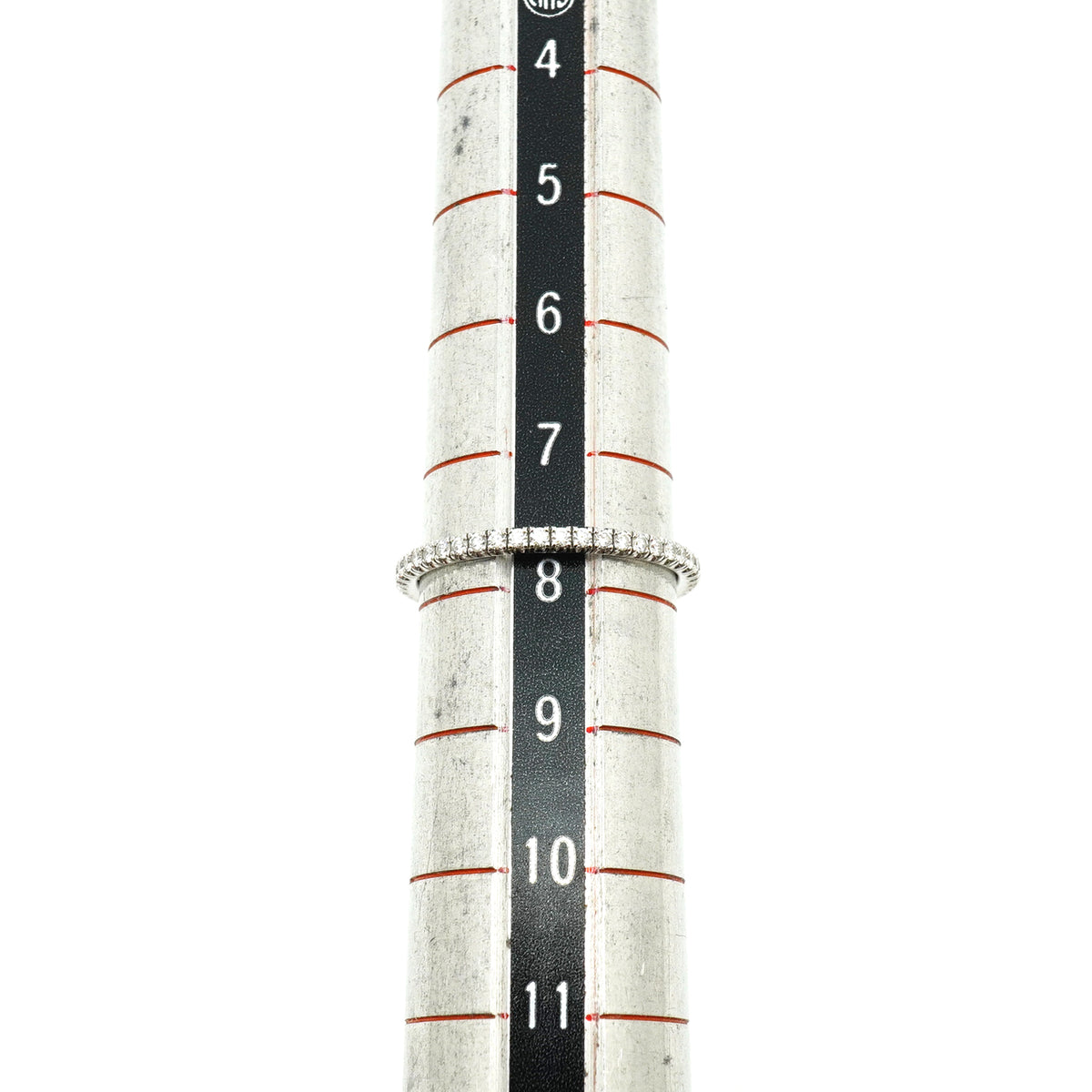 【6jkb0012】カルティエ リング エタンセル フルエタニティ K18WG ホワイトゴールド ダイヤモンド ＃48【中古】レディース