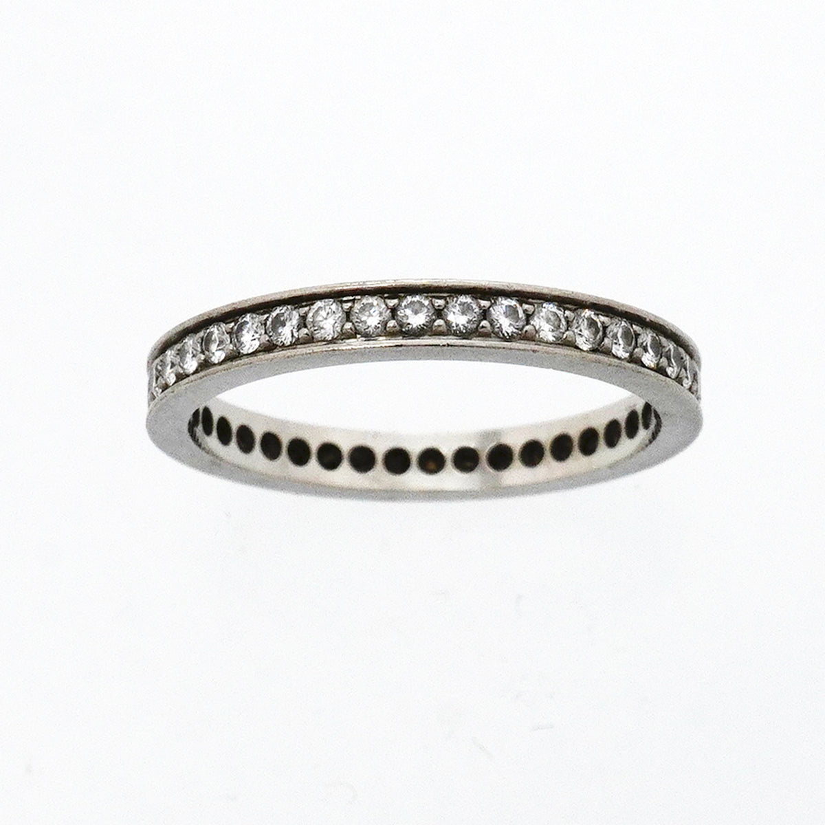 【6jkb0024】カルティエ リング バレリーナ ウェディング フルエタニティ Pt950 プラチナ ダイヤモンド ＃53【中古】レディース