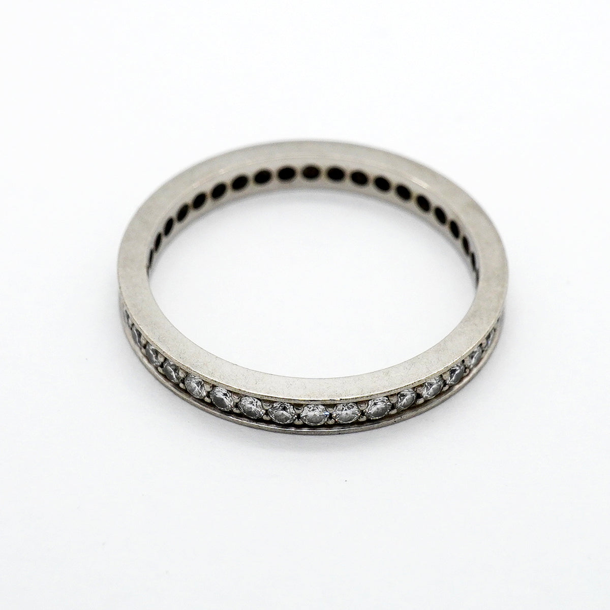【6jkb0024】カルティエ リング バレリーナ ウェディング フルエタニティ Pt950 プラチナ ダイヤモンド ＃53【中古】レディース
