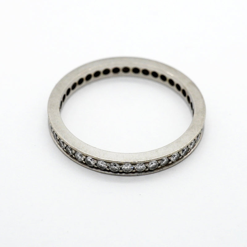 【6jkb0024】カルティエ リング バレリーナ ウェディング フルエタニティ Pt950 プラチナ ダイヤモンド ＃53【中古】レディース