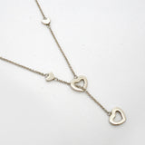 【6jkb0025】ティファニー ネックレス ハートリンク/ラリアット シルバー925【中古】レディース