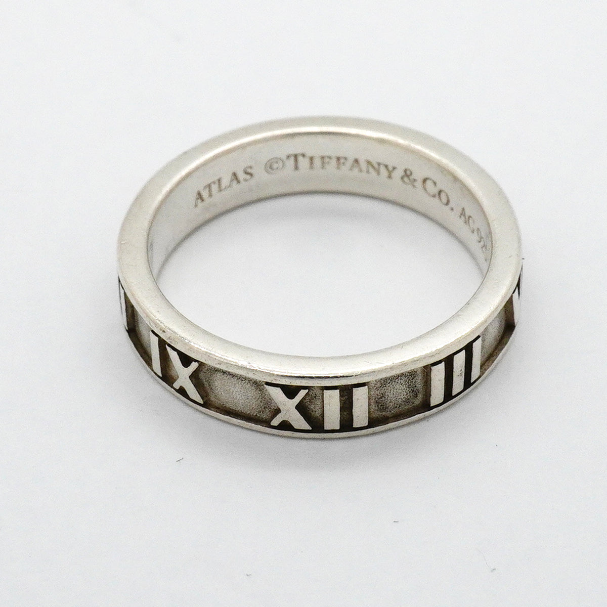 【6jkb0029】ティファニー リング アトラス シルバー925 9号【中古】レディース