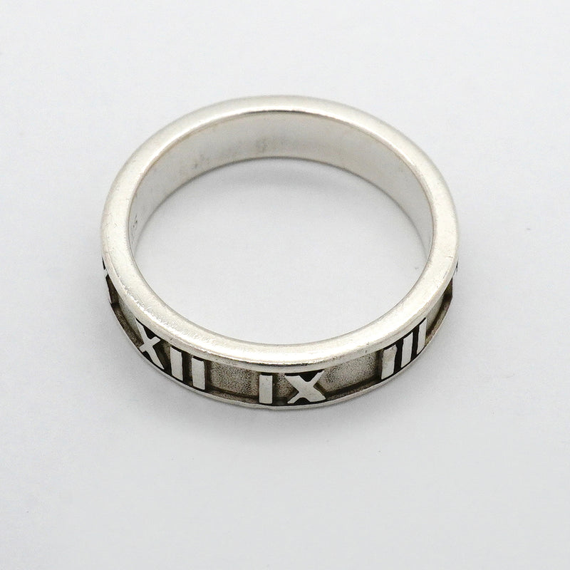 【6jkb0029】ティファニー リング アトラス シルバー925 9号【中古】レディース