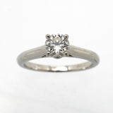 【6jkb0031】カルティエ リング ソリテール 1PD Pt950 プラチナ ダイヤモンド 0.40ct ＃48【中古】レディース
