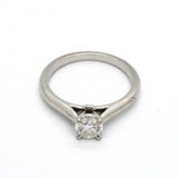 【6jkb0031】カルティエ リング ソリテール 1PD Pt950 プラチナ ダイヤモンド 0.40ct ＃48【中古】レディース
