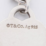 【6jkb0034】ティファニー ブレスレット リターントゥ/ラップ/ビーズ 1PD シルバー925 ダイヤモンド パール【中古】レディース