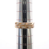 【6jkb0037】ティファニー リング ビクトリア/ヴァイン K18PG ピンクゴールド ダイヤモンド 0.38ct 14号【中古】レディース