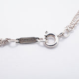 【6jkb0041】ティファニー ネックレス インフィニティ ダブルチェーン シルバー925【中古】レディース