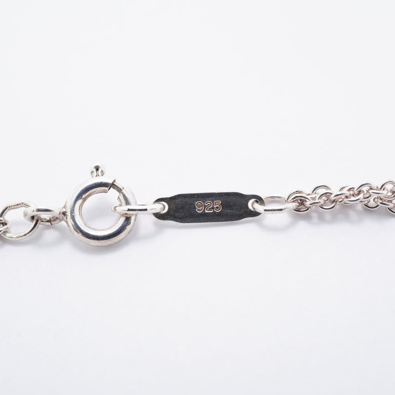【6jkb0041】ティファニー ネックレス インフィニティ ダブルチェーン シルバー925【中古】レディース