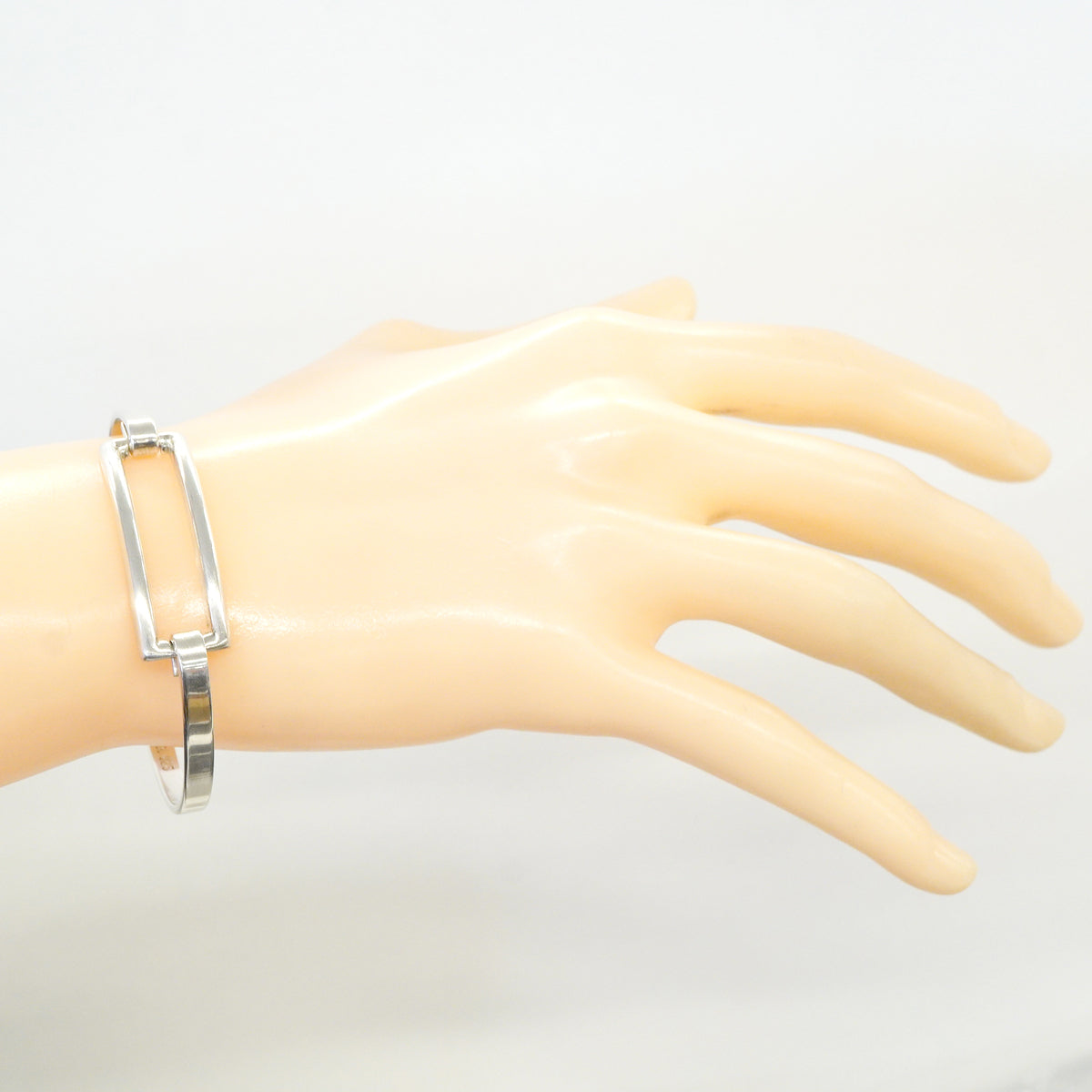 【6jkb0045】ティファニー バングル オープンレクタングル シルバー925【中古】レディース
