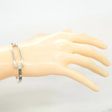 【6jkb0045】ティファニー バングル オープンレクタングル シルバー925【中古】レディース