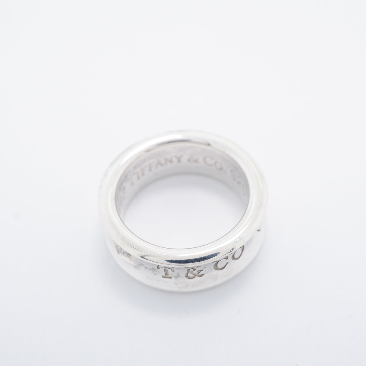 【6jkb0046】ティファニー リング ナロー シルバー925 7.5号【中古】レディース
