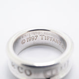 【6jkb0046】ティファニー リング ナロー シルバー925 7.5号【中古】レディース
