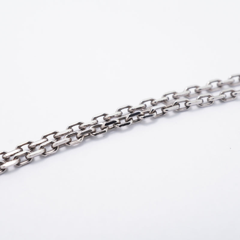 【6jkb0053】エルメス ネックレス ミニポップ メタル シルバー ピンク【中古】レディース