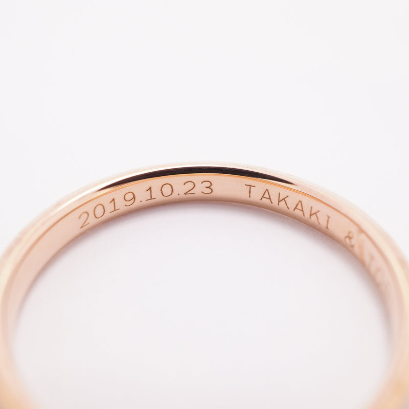 【6jkb0054】ティファニー リング ウェディング K18PG ピンクゴールド 22号【中古】メンズ