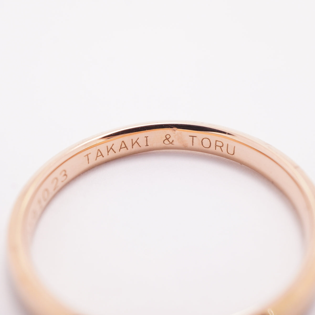 【6jkb0054】ティファニー リング ウェディング K18PG ピンクゴールド 22号【中古】メンズ