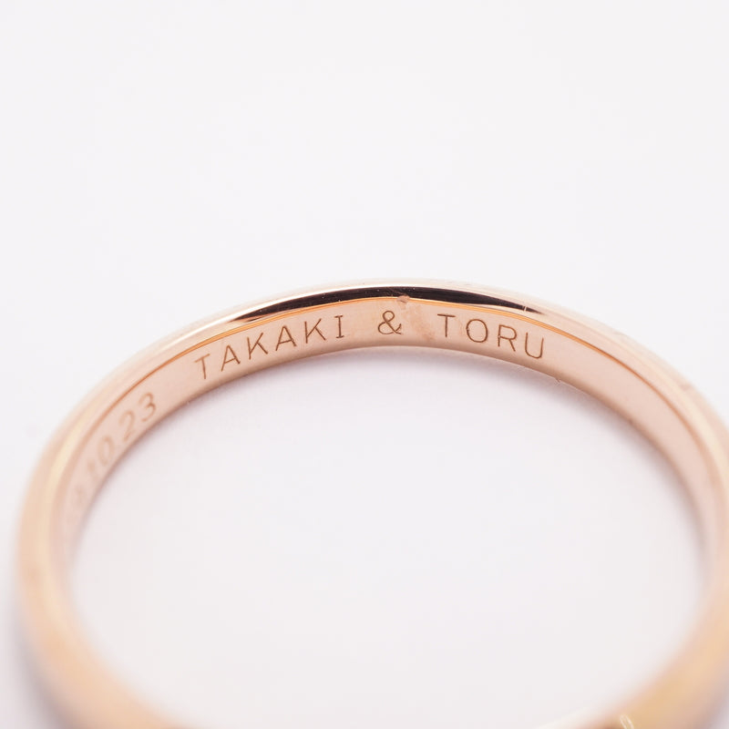 【6jkb0054】ティファニー リング ウェディング K18PG ピンクゴールド 22号【中古】メンズ