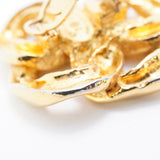 【6jkb0058】シャネル イヤリング ヴィンテージ ココマーク GPメッキ ゴールド【中古】レディース