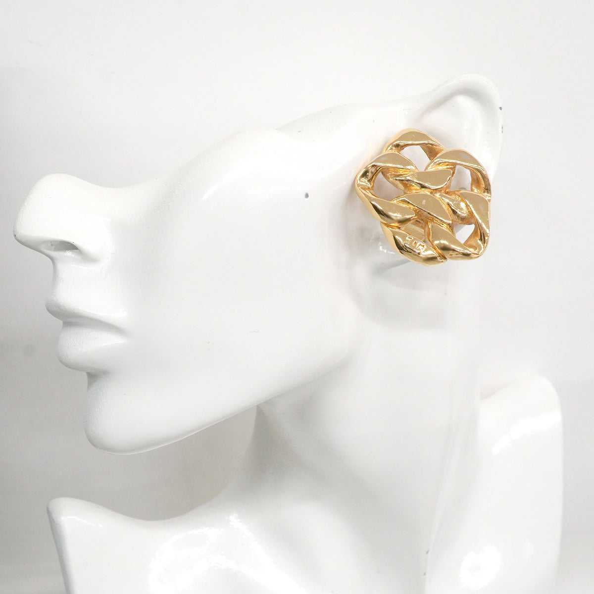 【6jkb0058】シャネル イヤリング ヴィンテージ ココマーク GPメッキ ゴールド【中古】レディース