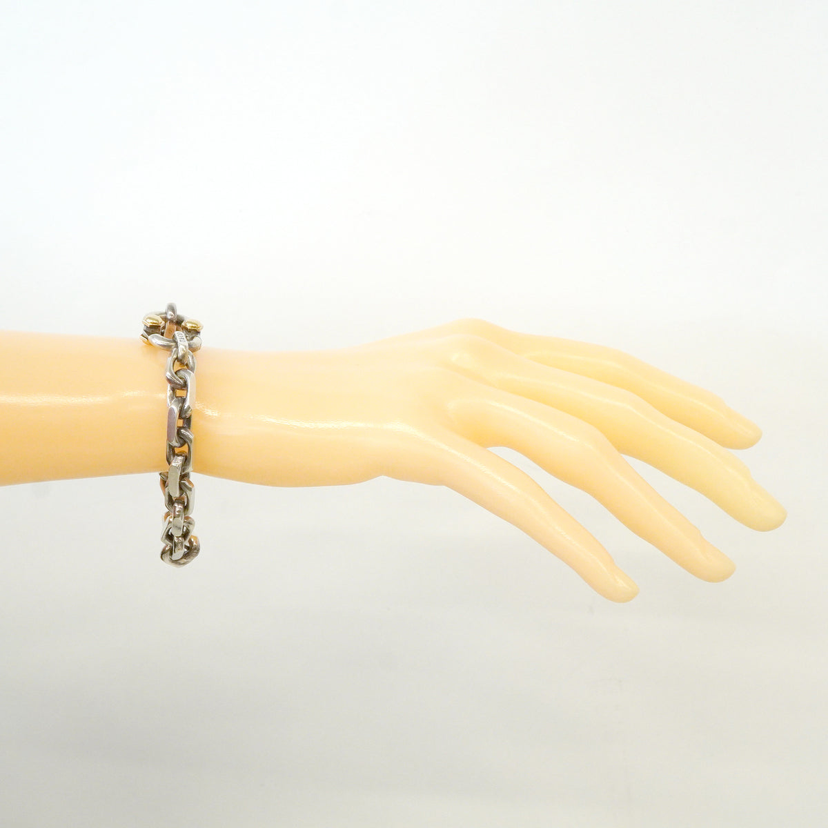 【6jkb0068】ティファニー ブレスレット メイカーズ/ワイド K18YG イエローゴールド シルバー925【中古】メンズ レディース ユニセックス