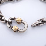 【6jkb0068】ティファニー ブレスレット メイカーズ/ワイド K18YG イエローゴールド シルバー925【中古】メンズ レディース ユニセックス