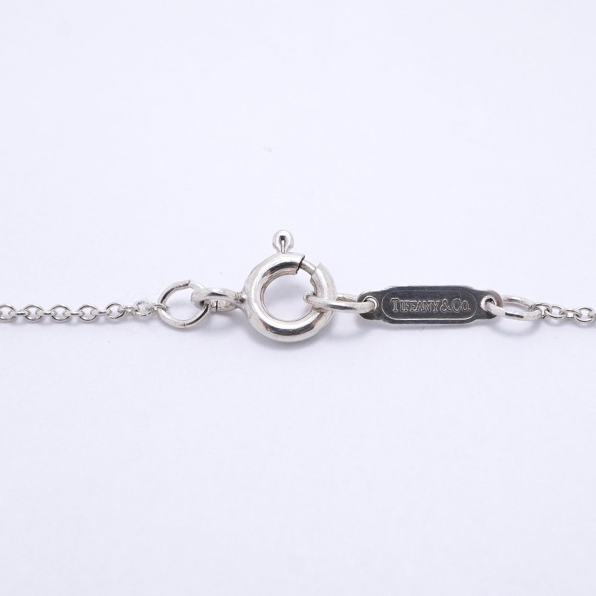 【6jkb0071】ティファニー ネックレス シグネチャー K18YG イエローゴールド シルバー925【中古】レディース