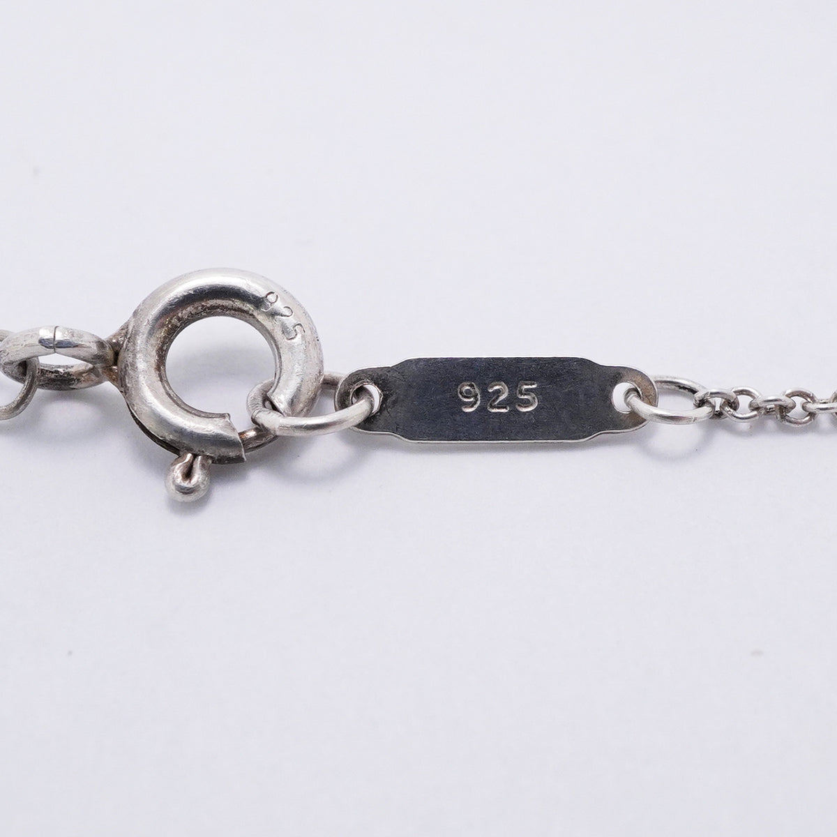 【6jkb0073】ティファニー ネックレス ノーツ/ハートタグ シルバー925【中古】レディース