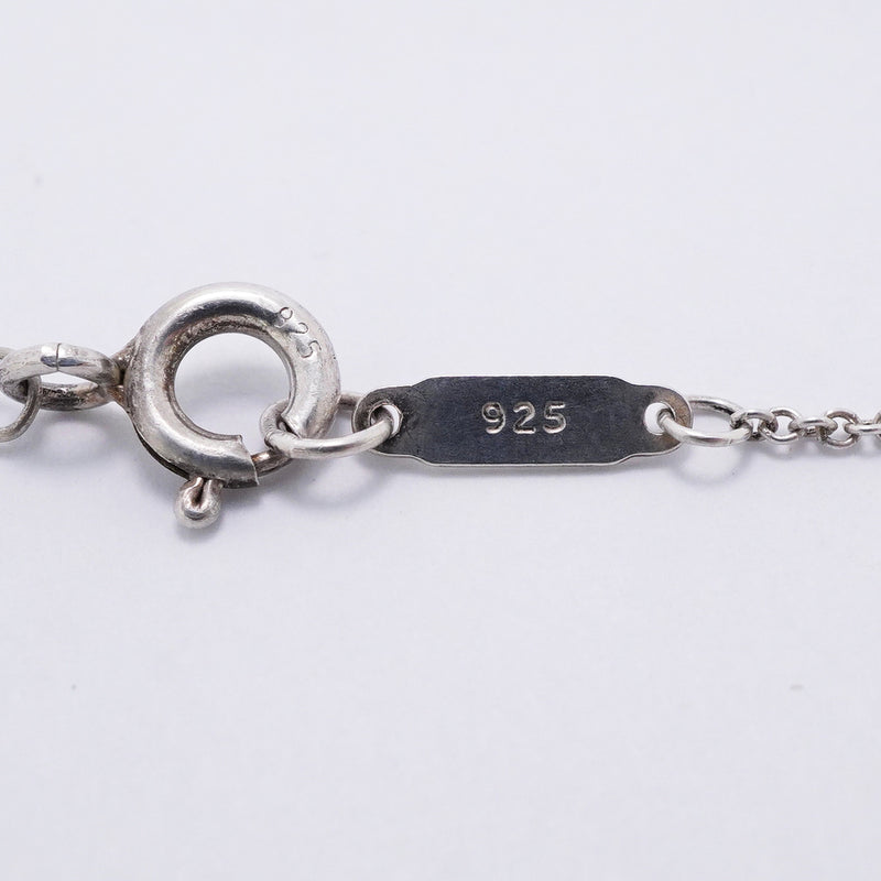 【6jkb0073】ティファニー ネックレス ノーツ/ハートタグ シルバー925【中古】レディース