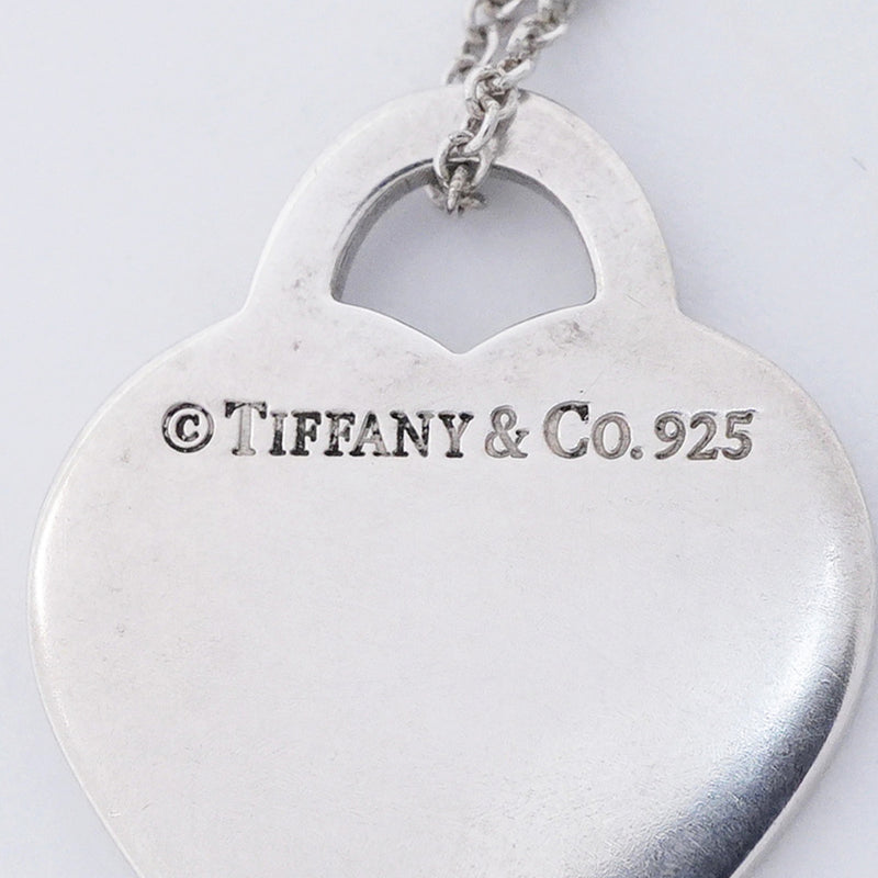 【6jkb0073】ティファニー ネックレス ノーツ/ハートタグ シルバー925【中古】レディース
