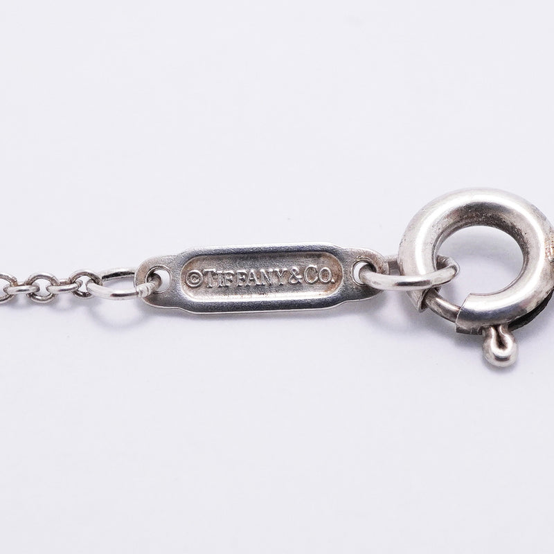 【6jkb0073】ティファニー ネックレス ノーツ/ハートタグ シルバー925【中古】レディース