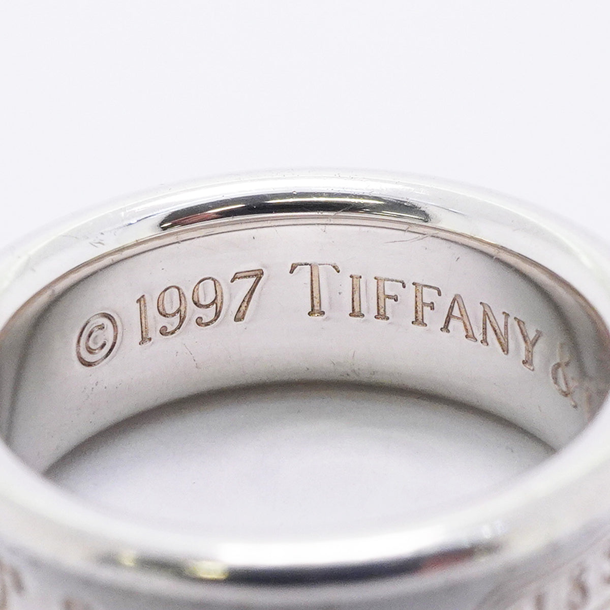 【6jkb0076】ティファニー リング ナロー シルバー925 9.5号【中古】レディース