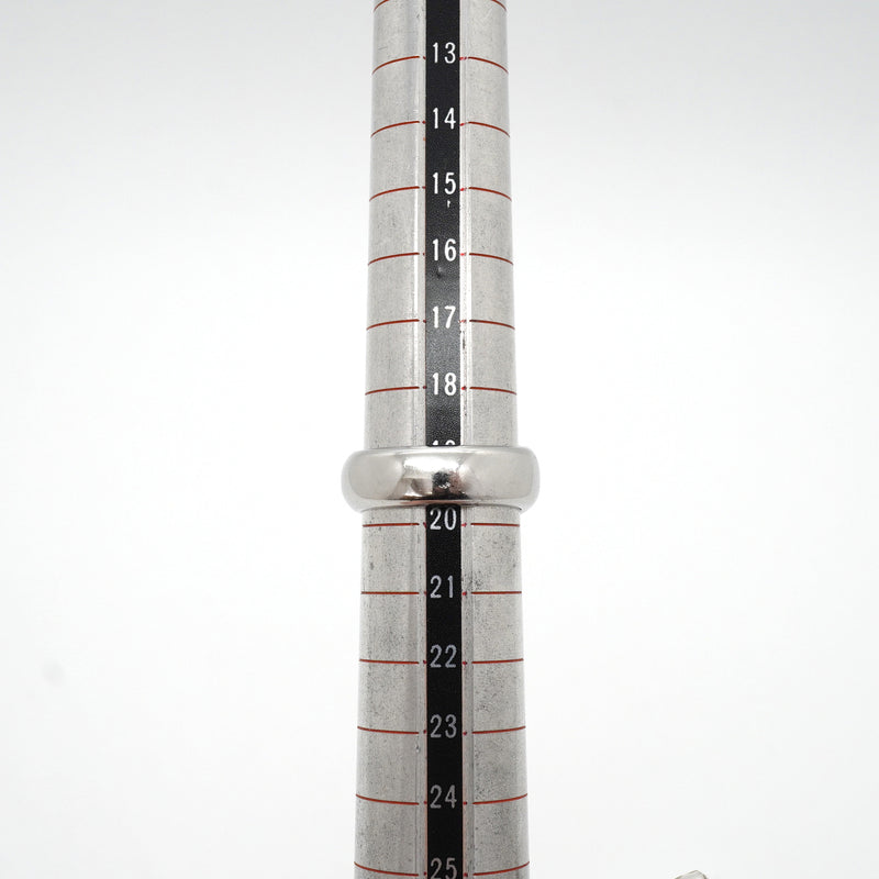 【6jkb0078】エルメス リング カルーゼル メタル シルバー ネイビー ＃60【中古】メンズ