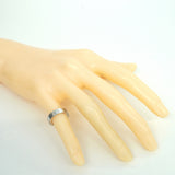 【6jkb0083】カルティエ リング ミニラブ 1PD K18WG ホワイトゴールド ダイヤモンド ＃47【中古】レディース