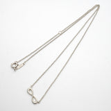【6jkb0088】ティファニー ネックレス インフィニティ シルバー925【中古】レディース