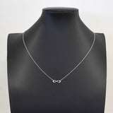 【6jkb0088】ティファニー ネックレス インフィニティ シルバー925【中古】レディース