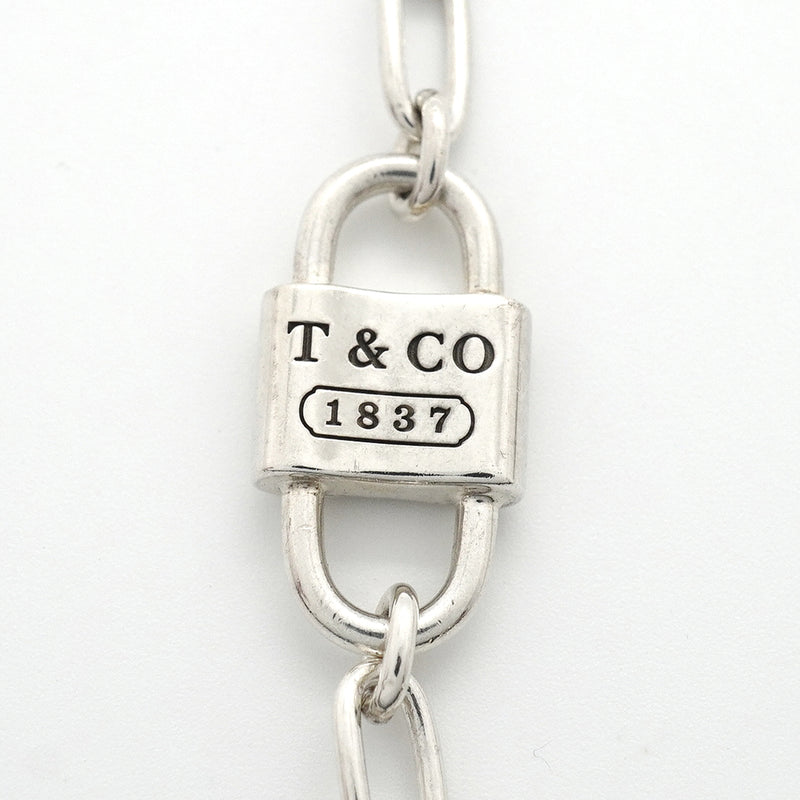 【6jkb0090】ティファニー ブレスレット 1837/ダブルロック シルバー925【中古】メンズ